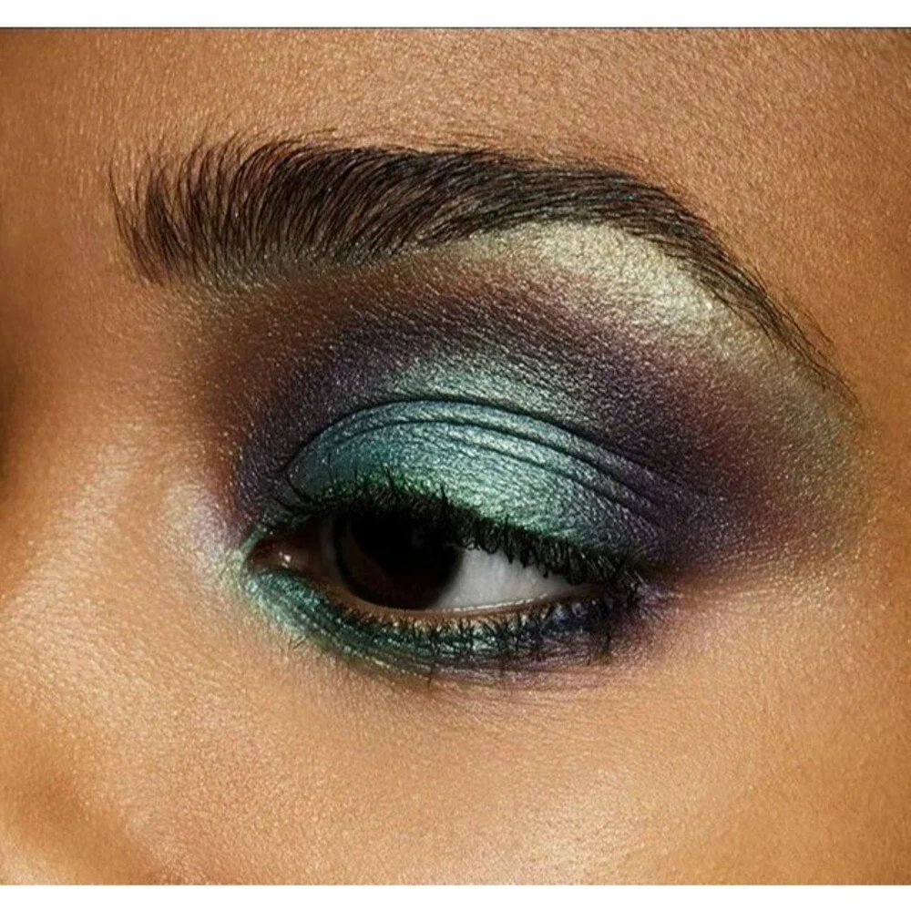 MAC STEAMY Eye Shadow ~ Blue Green Gold Pearl Frost ~ Pro Palette Pan Refill